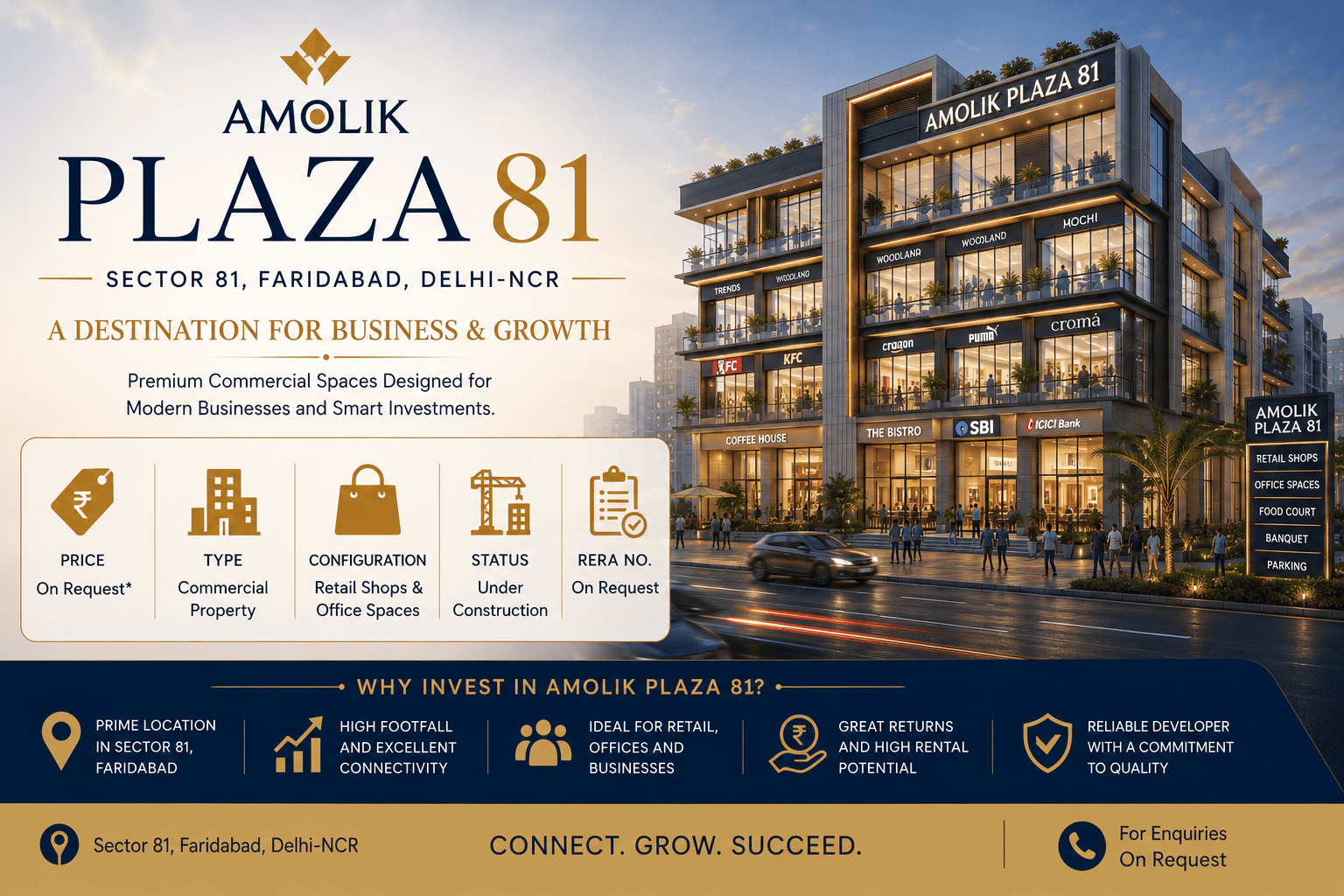 Amolik Plaza 81 Sector 81 Faridabad - Commercial Property Investment